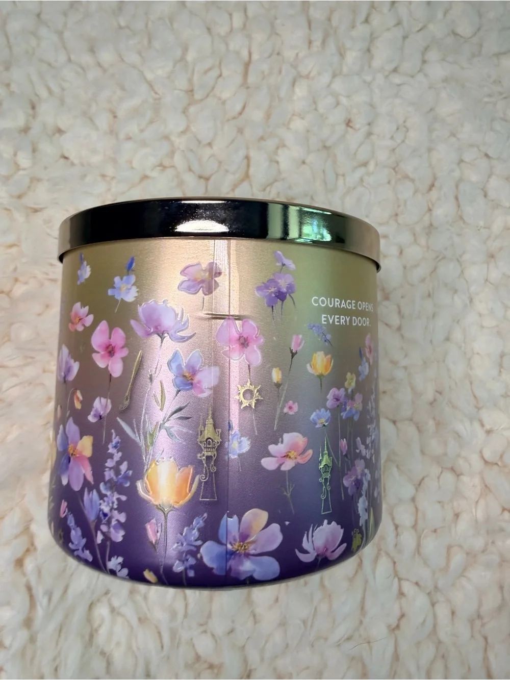 NWT Bath & Body Works Disney Princess Rapunzel 3-Wick Candle Limited Edition